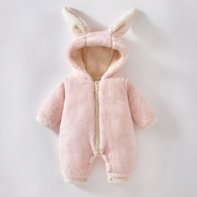 Winter Baby Romper, Rabbit Style, Polyester fiber, 3-36Months - babysmile03