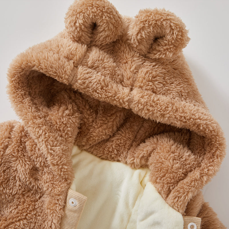 Winter Baby Romper, Little Bear Style, Polyester fiber, 3-36Months - babysmile03
