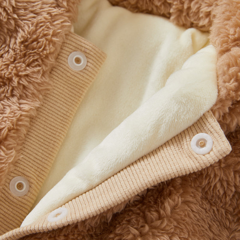 Winter Baby Romper, Little Bear Style, Polyester fiber, 3-36Months - babysmile03